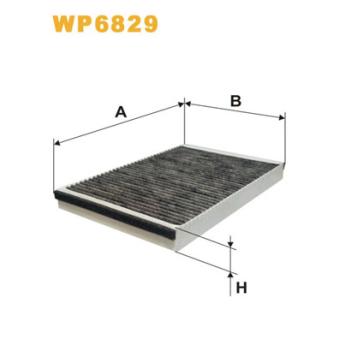 Filtre, air de l'habitacle WIX FILTERS WP6829