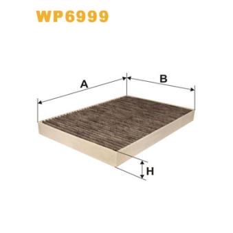 Filtre, air de l'habitacle WIX FILTERS WP6999