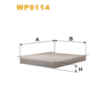 Filtre, air de l'habitacle WIX FILTERS