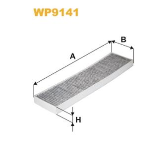 Filtre, air de l'habitacle WIX FILTERS WP9141
