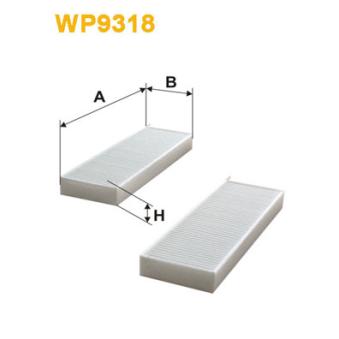 Filtre, air de l'habitacle WIX FILTERS
