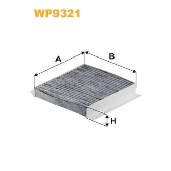 Filtre, air de l'habitacle WIX FILTERS