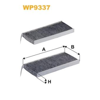 Filtre, air de l'habitacle WIX FILTERS