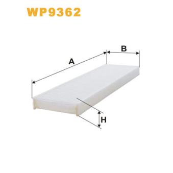 Filtre, air de l'habitacle WIX FILTERS