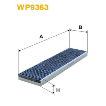 Filtre, air de l'habitacle WIX FILTERS WP9363
