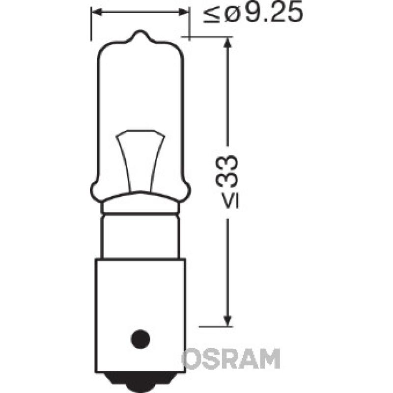 Ampoule, feu clignotant OSRAM 64136 - Visuel 1
