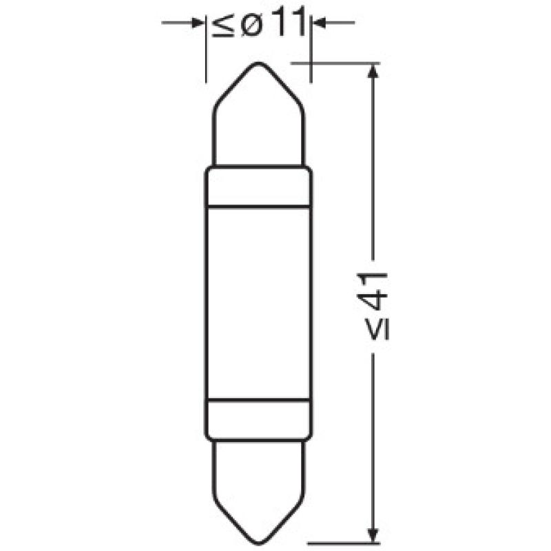 Ampoule, éclairage intérieur OSRAM 6413DWP-01B - Visuel 2