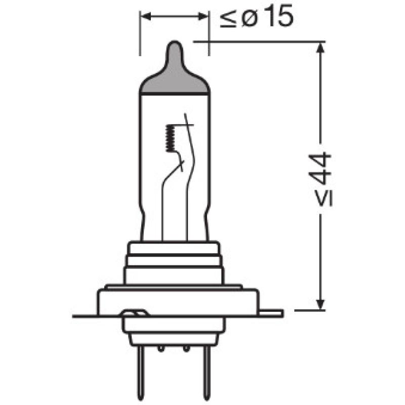 Ampoule, projecteur longue portée OSRAM 64210ULT - Visuel 2