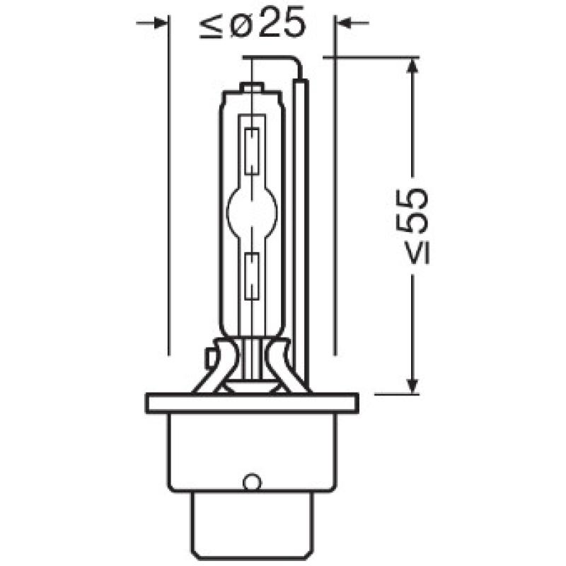 Ampoule Xenon D2S OSRAM 66240 - Visuel 2