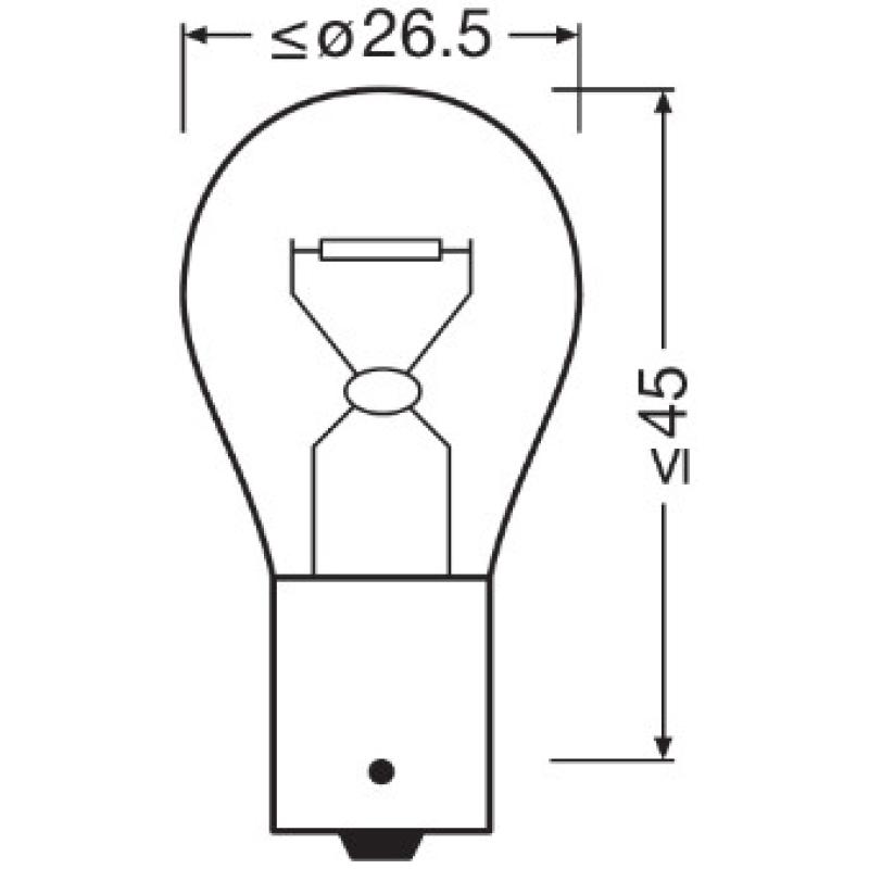 Ampoule, feu clignotant OSRAM 7506 - Visuel 1