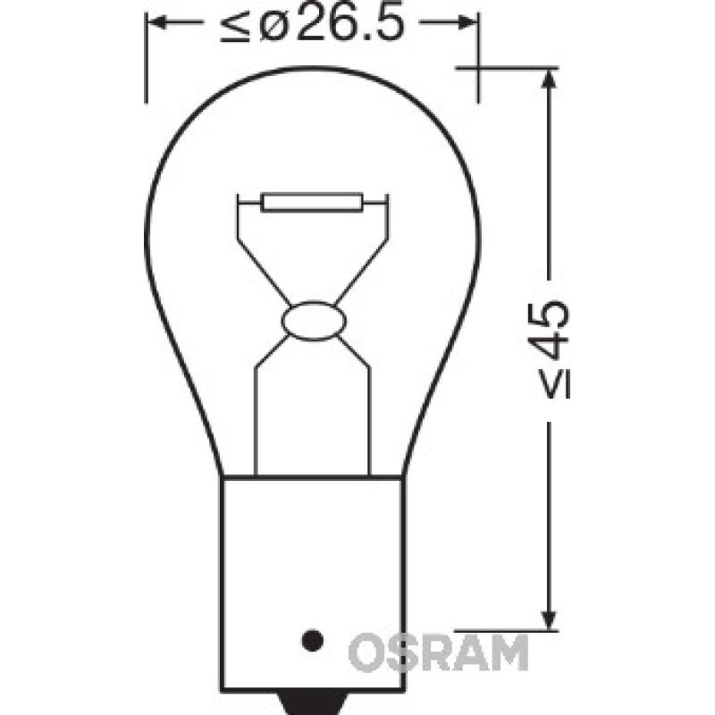 Ampoule, feu clignotant OSRAM 7507LDA - Visuel 1