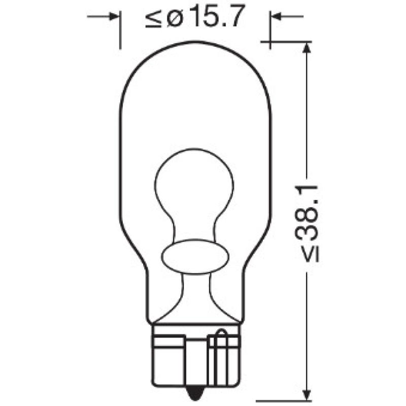 Ampoule, feu clignotant OSRAM 921-02B - Visuel 2