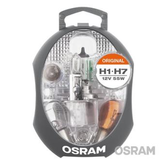 Assortiment, ampoule OSRAM CLK H1/H7