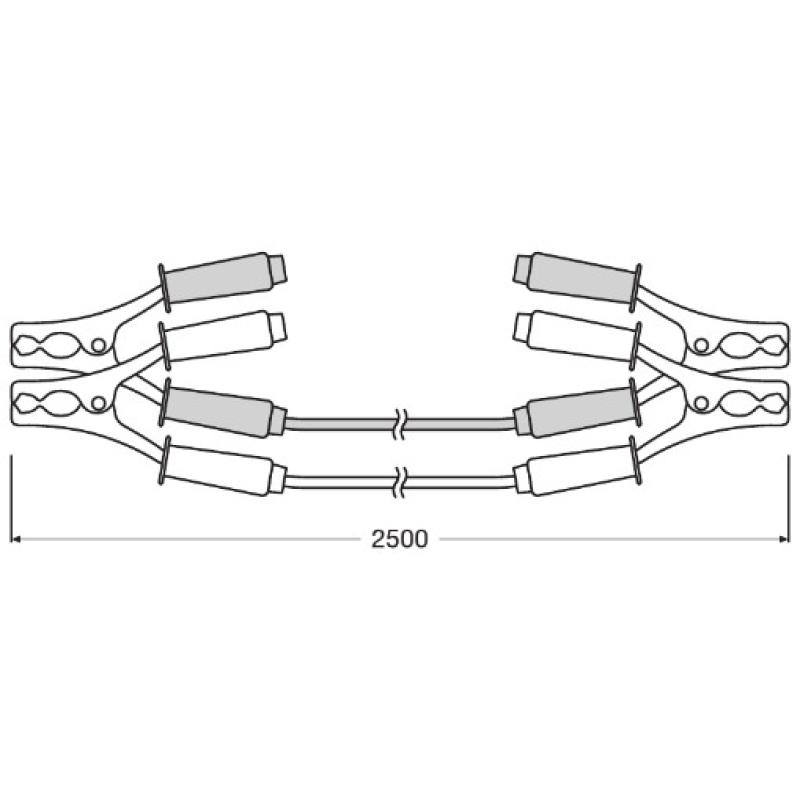 Câble d'aide au démarrage OSRAM OSC060 - Visuel 2