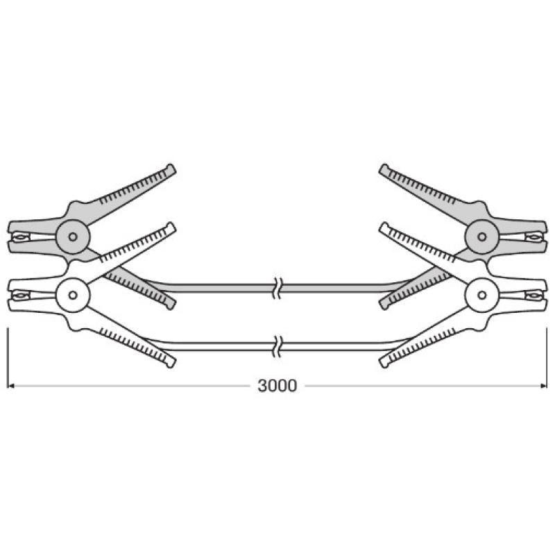 Câble d'aide au démarrage OSRAM OSC160 - Visuel 2