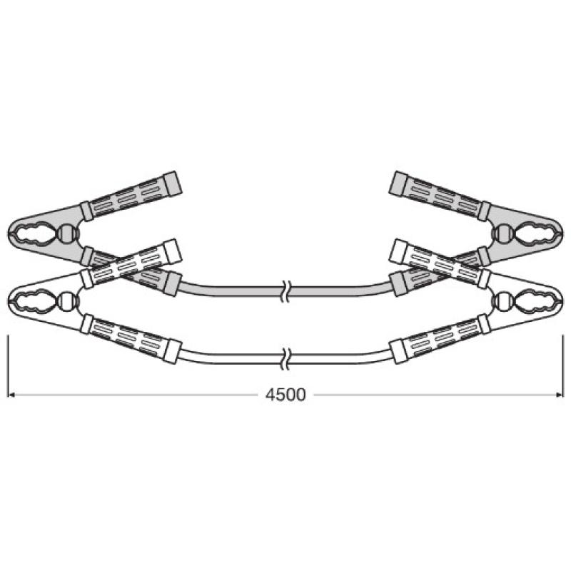 Câble d'aide au démarrage OSRAM OSC350A - Visuel 2