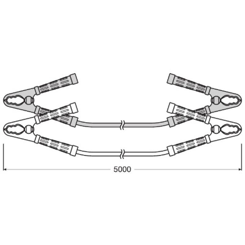 Câble d'aide au démarrage OSRAM OSC500 - Visuel 2