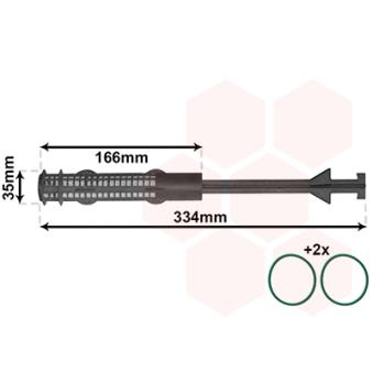 Filtre déshydratant, climatisation VAN WEZEL 0600D279