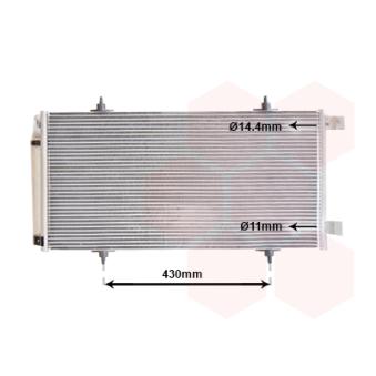 Condenseur, climatisation VAN WEZEL 09005226