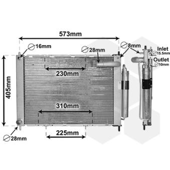 Module de refroidissement VAN WEZEL 1300M370