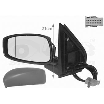 Rétroviseur extérieur VAN WEZEL 1626817