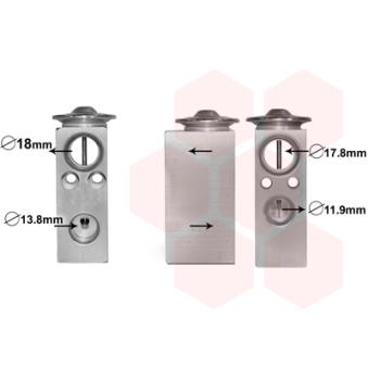 Détendeur, climatisation VAN WEZEL 30001599