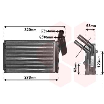 Système de chauffage VAN WEZEL 43006048