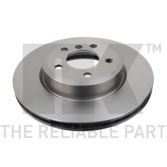 Jeu de 2 disques de frein avant NK