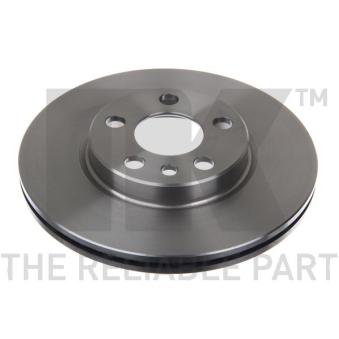 Jeu de 2 disques de frein avant NK