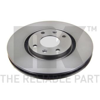 Jeu de 2 disques de frein avant NK