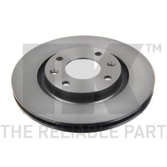 Jeu de 2 disques de frein avant NK