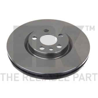 Jeu de 2 disques de frein avant NK