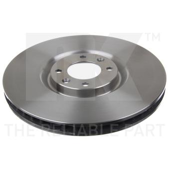 Jeu de 2 disques de frein avant NK