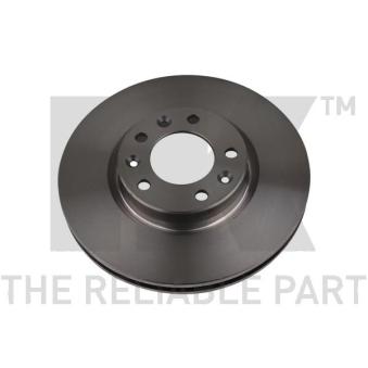 Jeu de 2 disques de frein avant NK