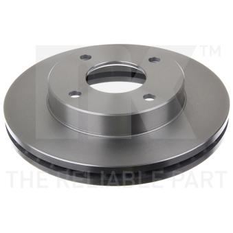 Jeu de 2 disques de frein avant NK