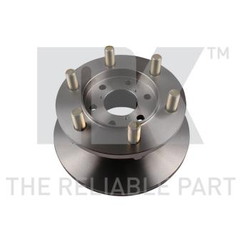 Jeu de 2 disques de frein avant NK