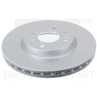 Jeu de 2 disques de frein avant NK