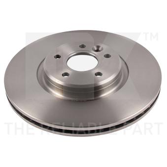 Jeu de 2 disques de frein avant NK