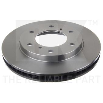 Jeu de 2 disques de frein avant NK