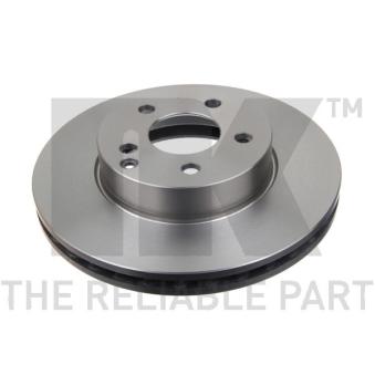 Jeu de 2 disques de frein avant NK