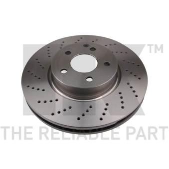 Jeu de 2 disques de frein avant NK 2033102