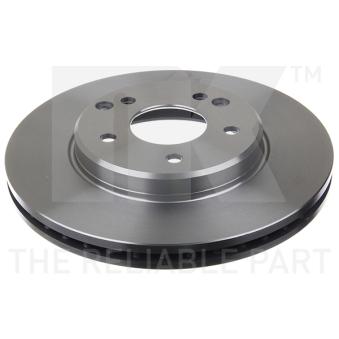 Jeu de 2 disques de frein avant NK