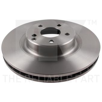 Jeu de 2 disques de frein avant NK