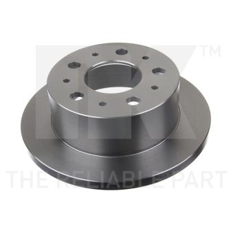 Jeu de 2 disques de frein arrière NK