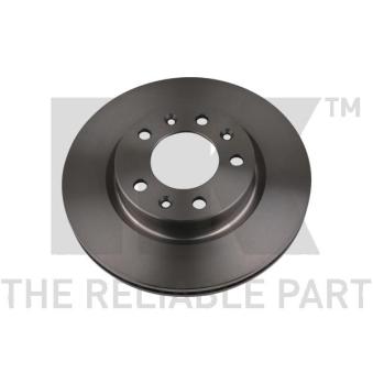 Jeu de 2 disques de frein avant NK