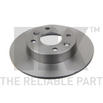 Jeu de 2 disques de frein avant NK