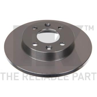 Jeu de 2 disques de frein avant NK