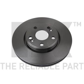 Jeu de 2 disques de frein avant NK