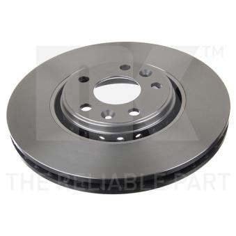 Jeu de 2 disques de frein avant NK