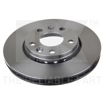 Jeu de 2 disques de frein avant NK